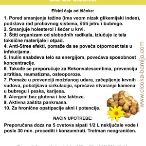 Čaj od cveta čičoke pakovanje od 50 cvetova